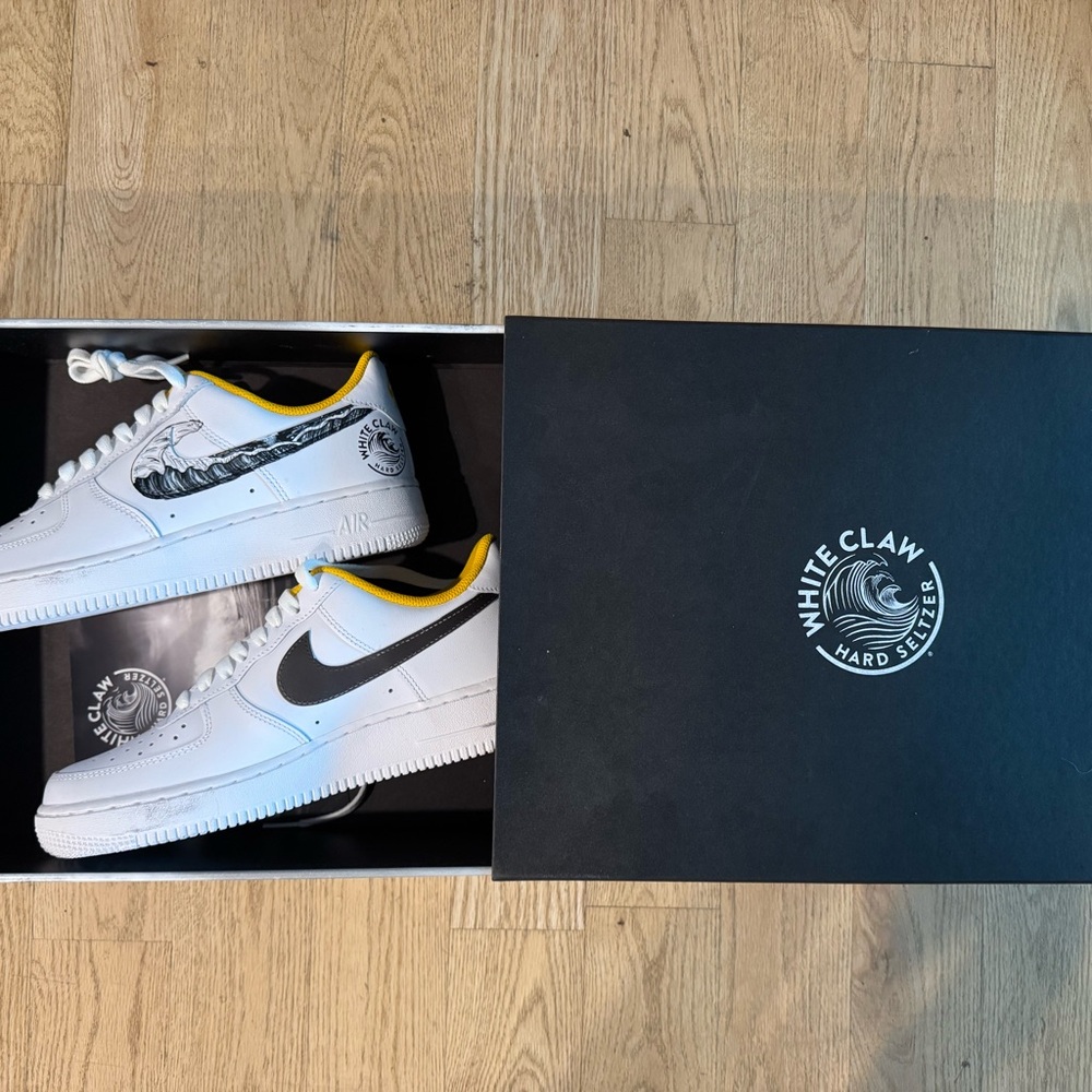 White Claw x Nike Air Force 1s